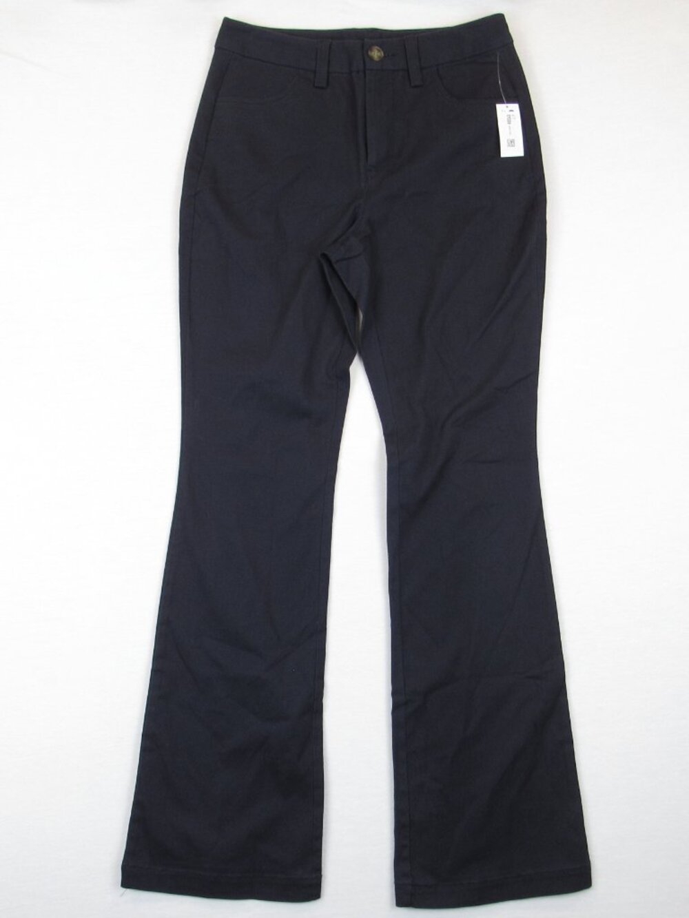 Old Navy Uniform Pant Women's Size 0 Navy High Rise Boot Cut Stretch